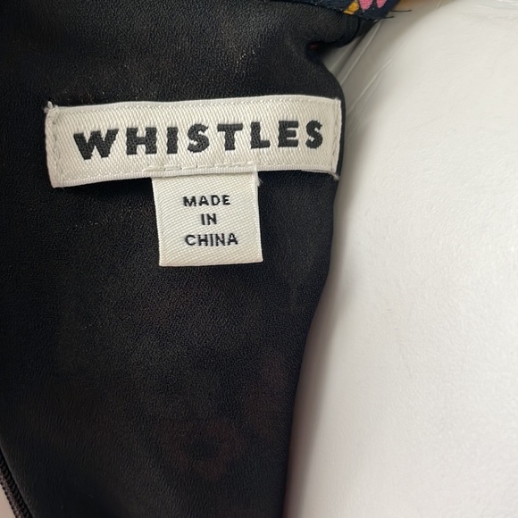 Whistles FLIPPY MEADOW PRINT DRESS IN PINK MULTI - Picture 11 of 11